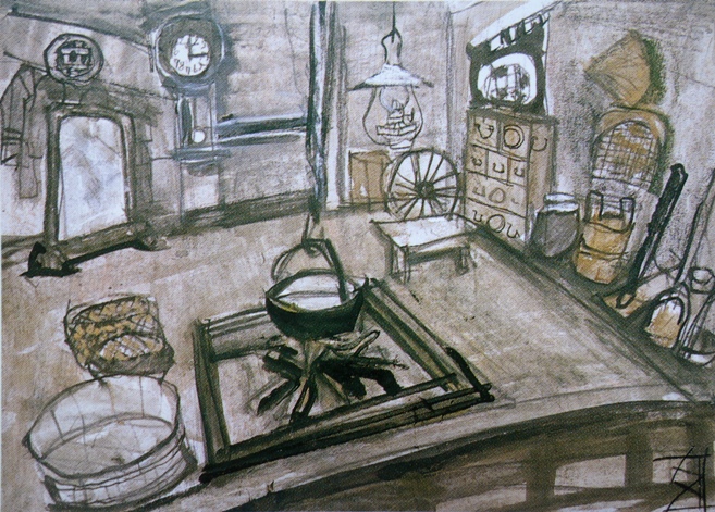 須田剋太『北海道の住居と暖房』