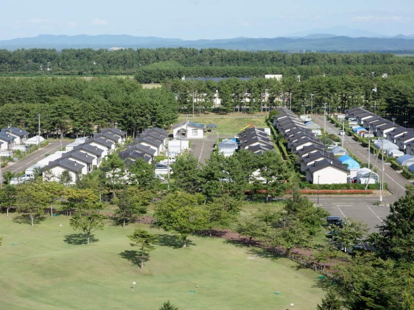 八郎潟の初期開拓者住宅