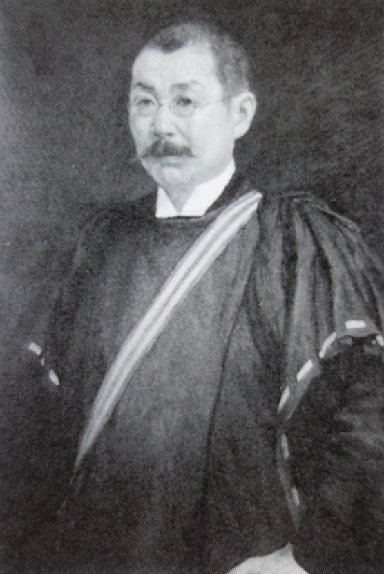 岡田三郎助の狩野亨吉像