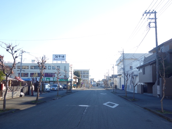 八王子市田町　遊郭があった通り