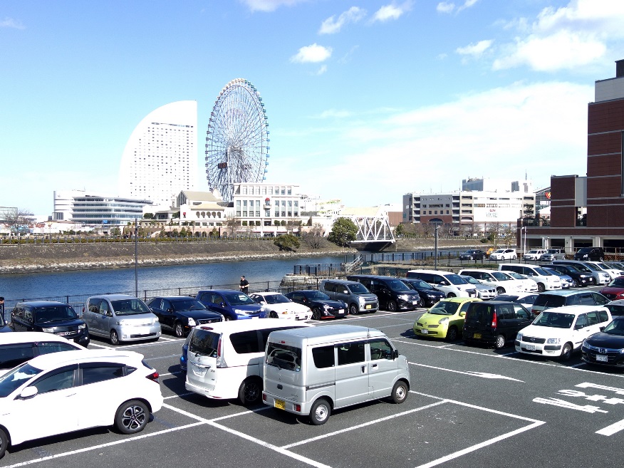 第三管区海上保安本部の跡の駐車場