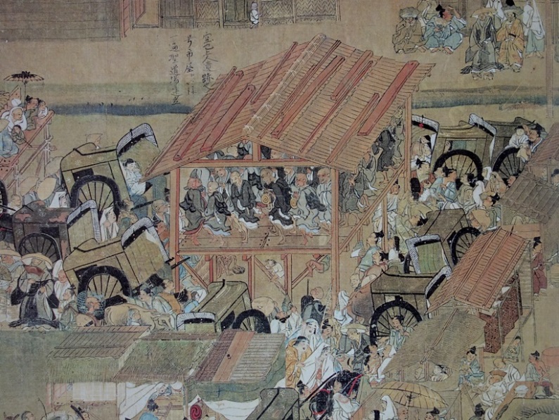 一遍上人絵伝　空也上人の遺跡