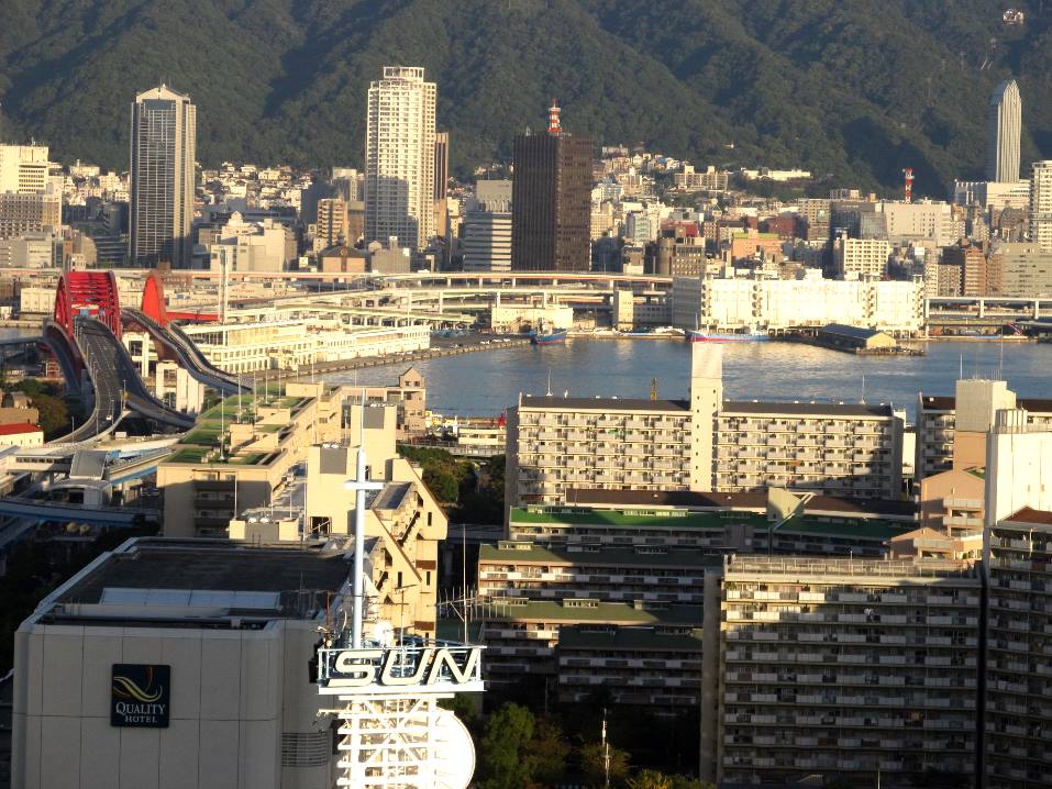 神戸ポートピアホテルからの眺め