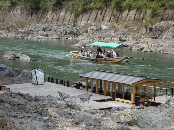 星のあ京都の船着き場