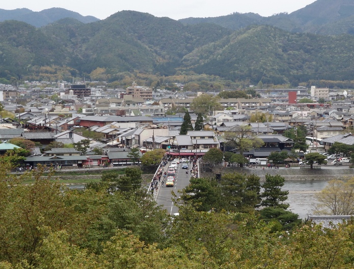 法輪寺からの展望