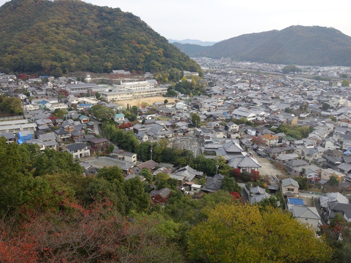 赤とんぼ荘から龍野旧市街