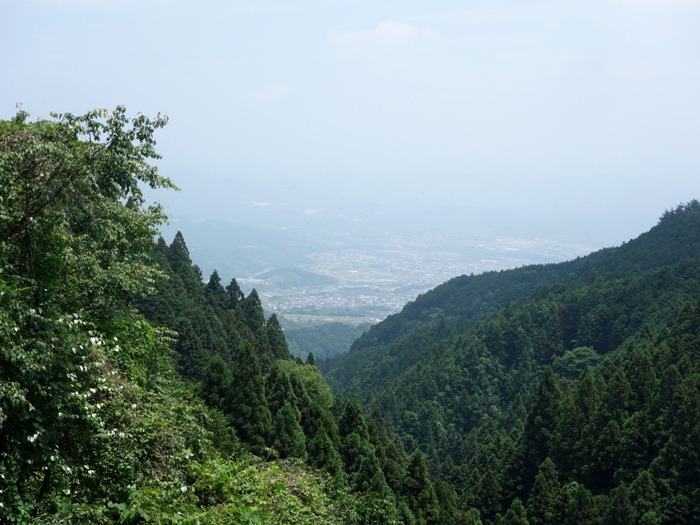 千早峠から五條市