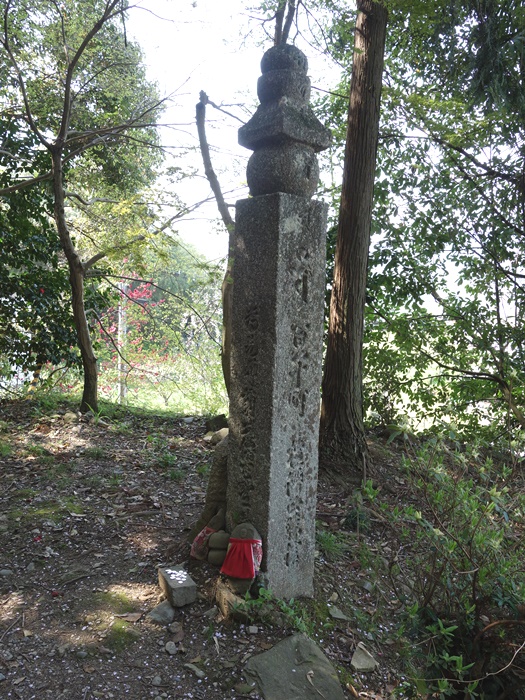 慈尊院の階段脇の町石