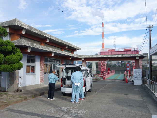 三田尻港　野島航路