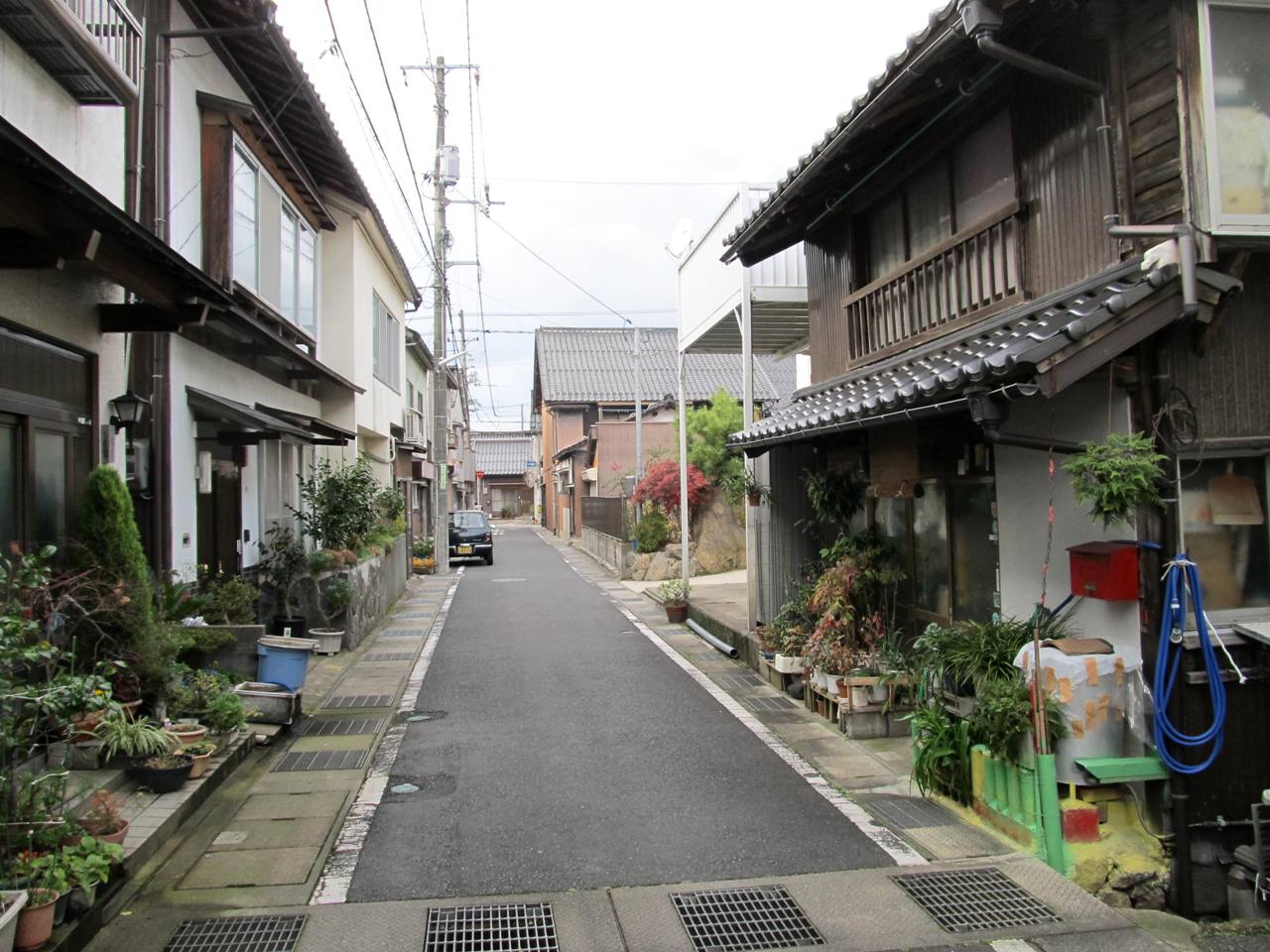 倉吉市鍛冶町の通り