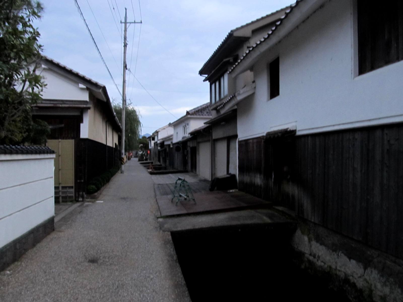 倉吉市の赤瓦の通り