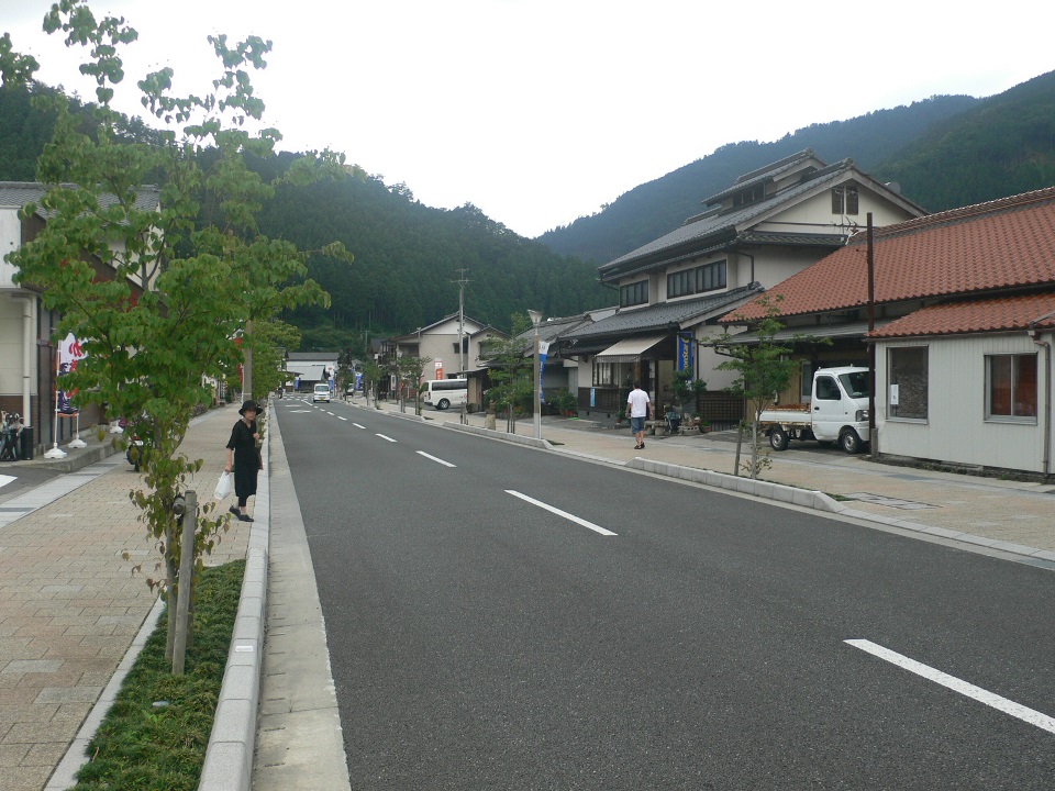 檮原のメインストリート