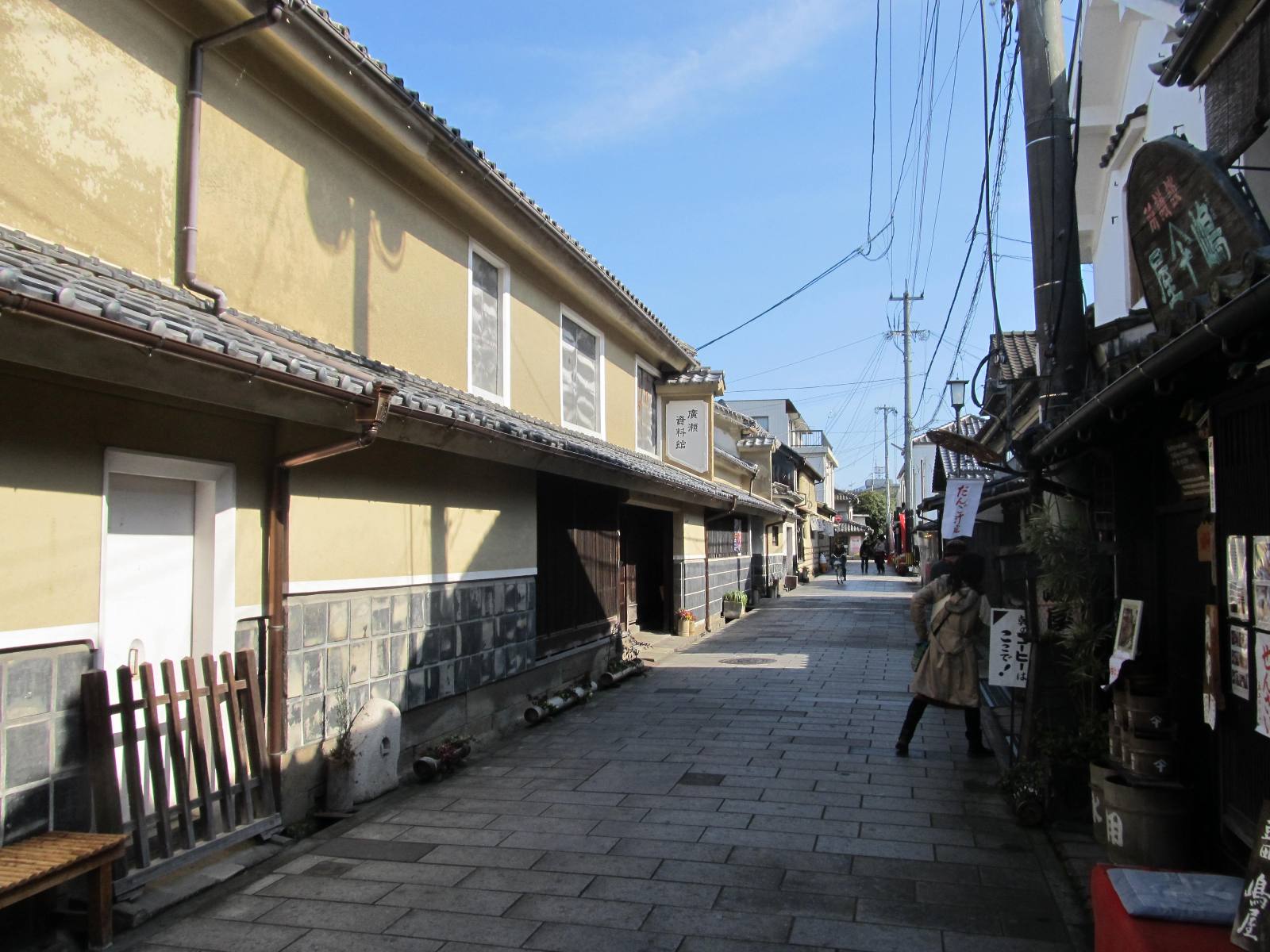 日田市、豆田町の通り