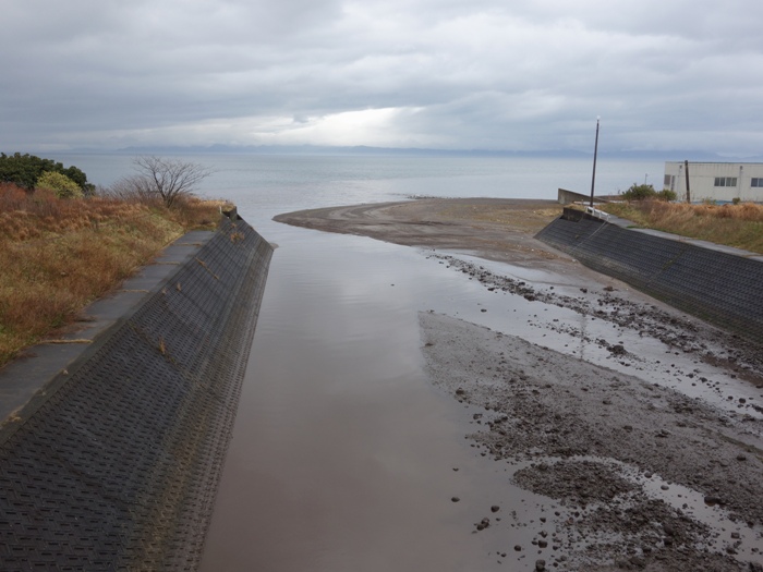 河口ウォッチング：水無川