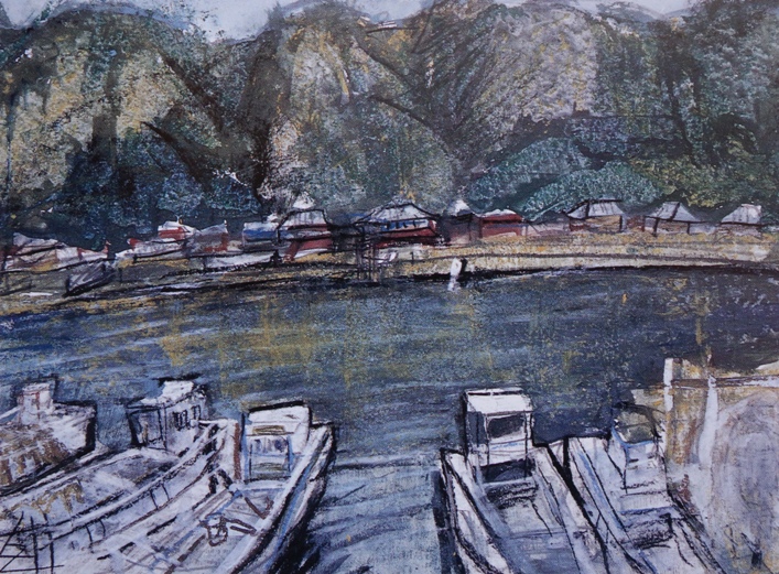 須田剋太『天草風景』