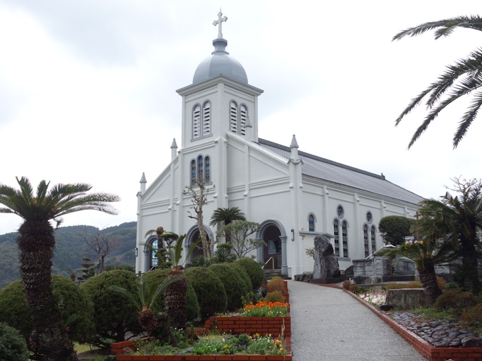 大江天主堂、正面