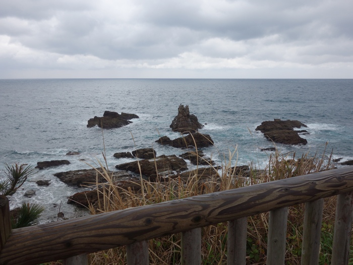 下田温泉付近の天草灘