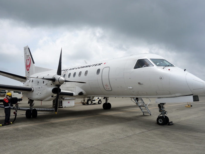 種子島行きSAAB340B