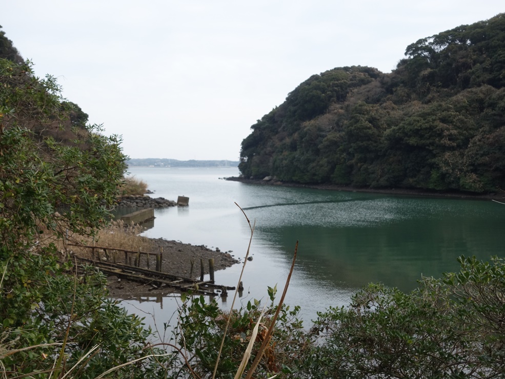 幡鉾川（はたほこがわ）の河口