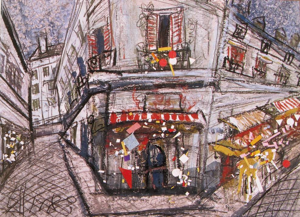 須田剋太『ザビエルの回心(Ｂ)』