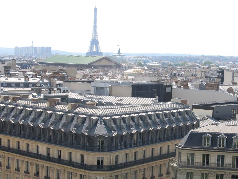 ギャルリ・ラファイエット屋上から