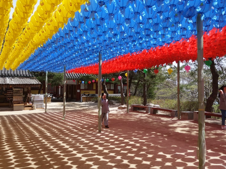 慶州　釈迦の生誕日の提灯