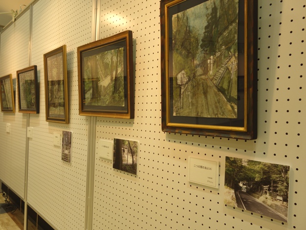 ２０１５年須田剋太展の会場風景