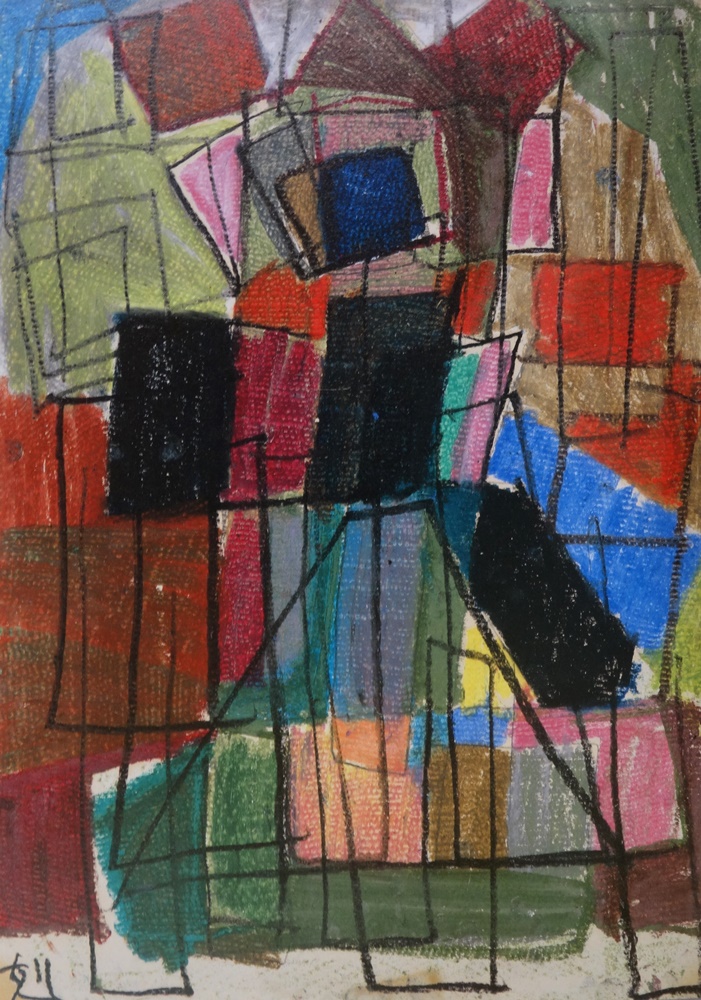 須田剋太「アブストラクト」